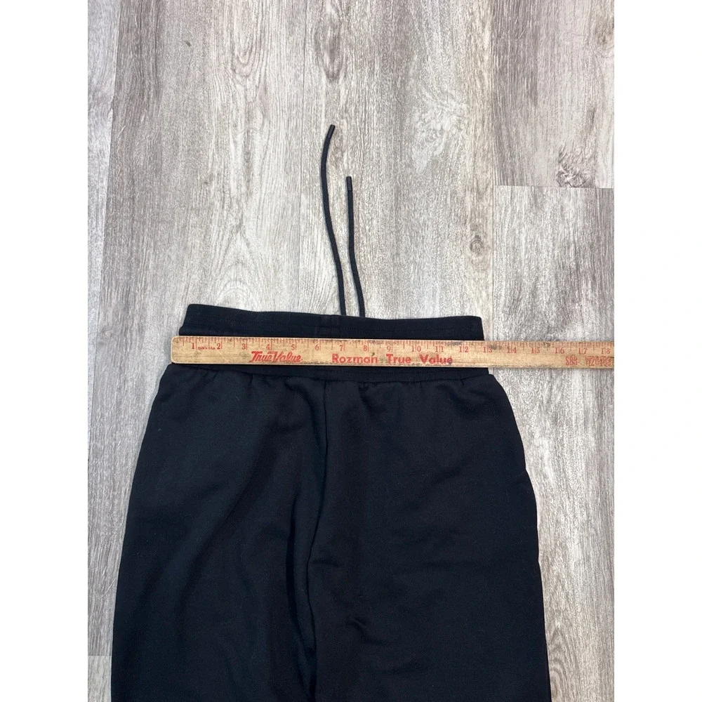 Alo Yoga Women Sweatpants Black Fleece Joggers Size Small High Rise